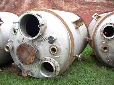 1350 Gal Tolan Stainless Steel Reactor Body