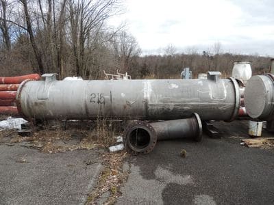 3695 Sq Ft RECO Inconel Shell & Tube Heat Exchanger