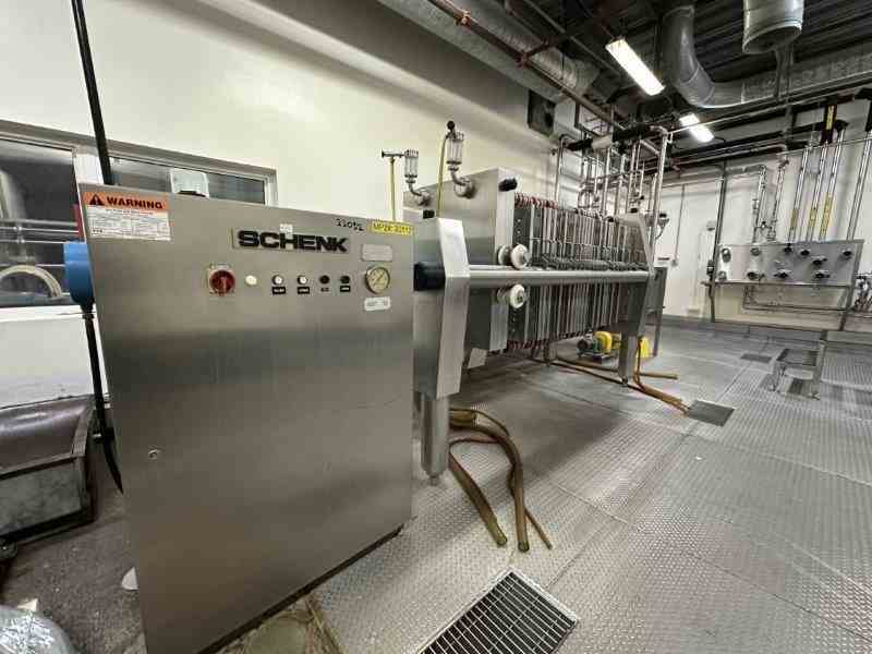 258 Sq Ft Schenck Process Plate & Frame Filter Press