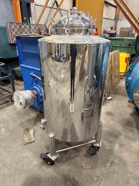 100 Gal Stout Stainless Steel Pressure Vessel
