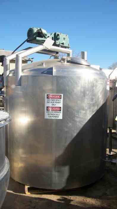 1350 Gal Cherry-Burrell Stainless Steel Tank | 11652 | New Used and ...