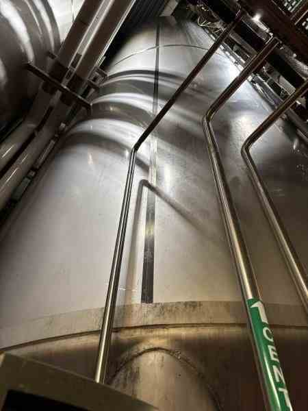 16600 Gal Cone Bottom 304 Stainless Steel Tank - Mfg by Mueller