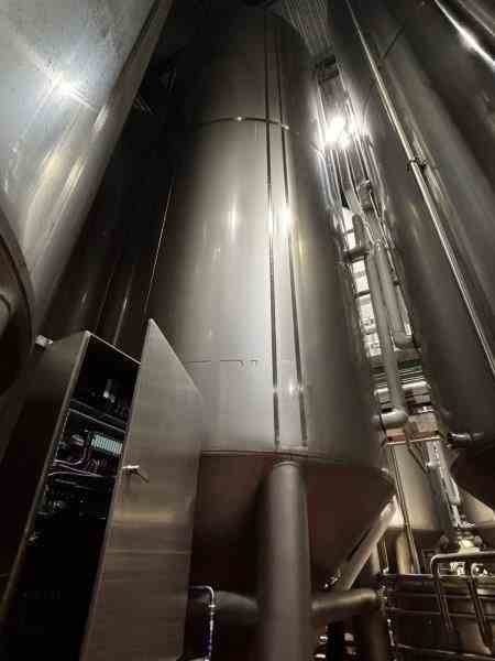 16600 Gallon Cone Bottom Mueller Stainless Steel Vessel