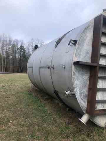 16800 Gal James Machine Works Stainless Steel Tank