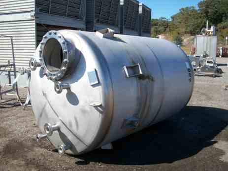 1700 Gal Industrial Air Inc Stainless Steel Tank 