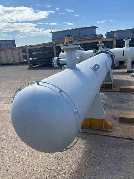 Unused 1795 Sq Ft 316L Stainless Steel Shell & Tube Heat Exchanger