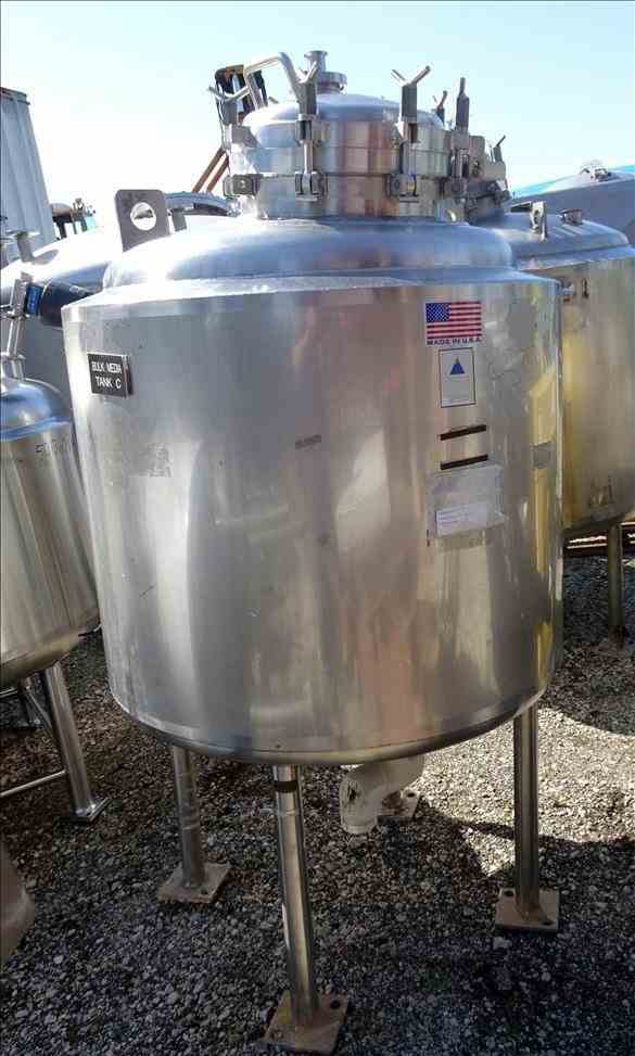 20 Gal Precision Stainless Inc 316l-ss Stainless Steel Reactor Body 