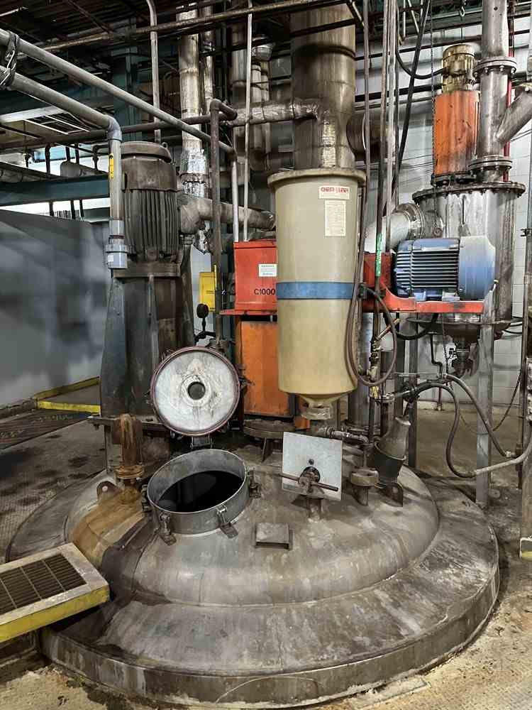 2200 Gal Alloy Fab 316L Stainless Steel Pressure Vessel