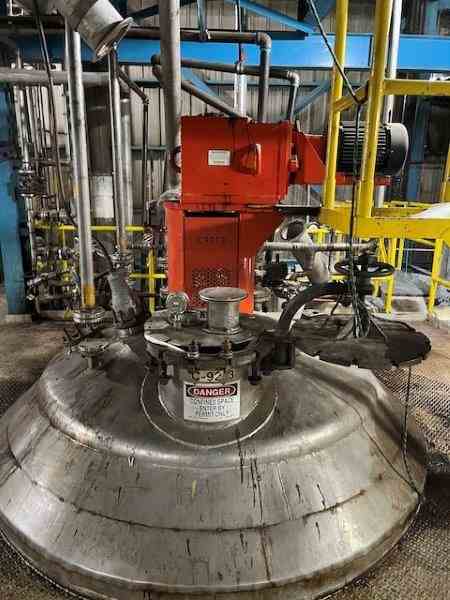 2300 Gal Alloy Fab Stainless Steel Reactor