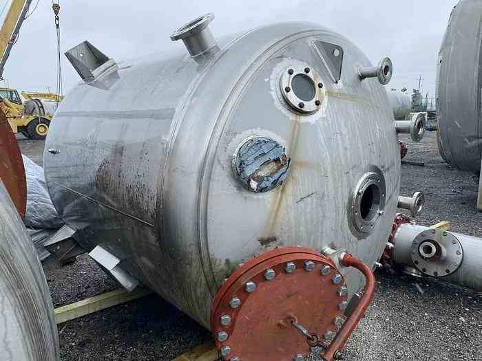 2500 Gal Crown Iron Works 304L Stainless Steel Pressure Vessel | 21653 ...