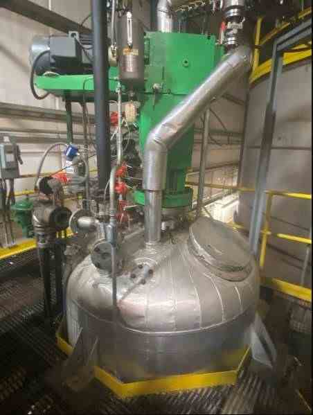 2550 Gal Stainless Steel Reactor