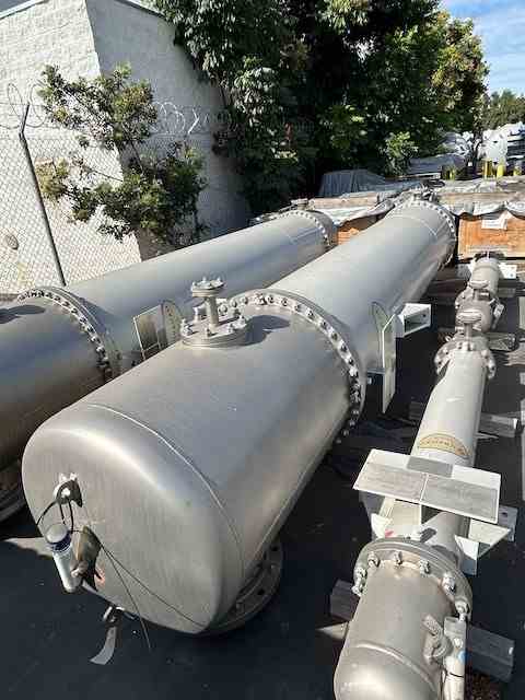 2685 Sq Ft Stainless Steel Shell & Tube Heat Exchanger