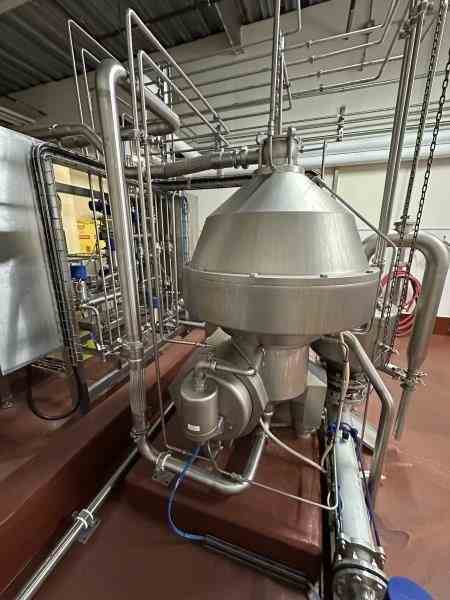30 HP Alfa Laval BREW 350 Disc Stack Centrifuge