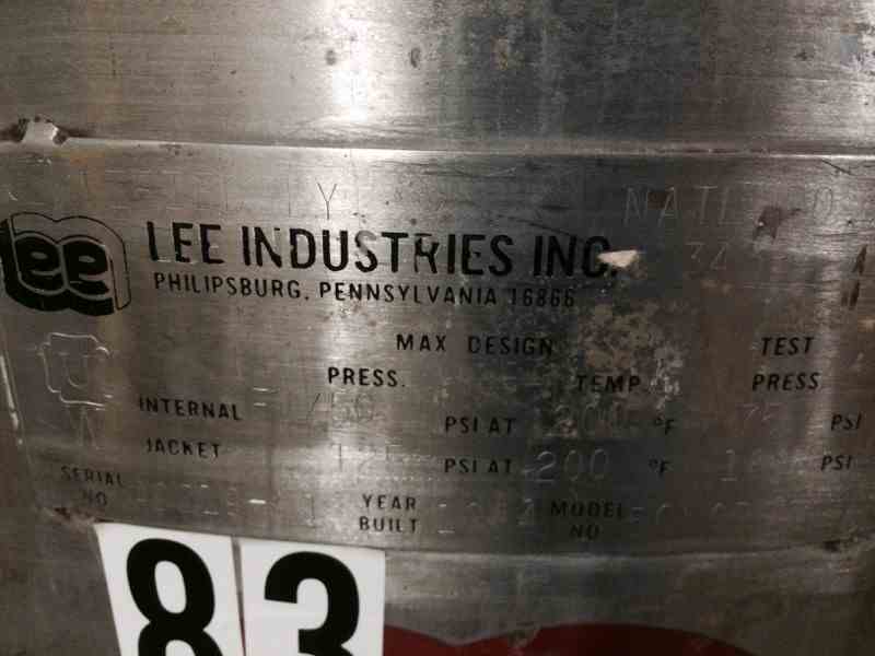 50 Gal Lee Pressure Vessel | 12707 | New Used and Surplus Equipment ...