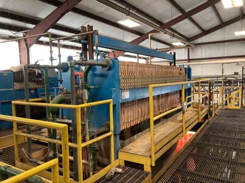 50 Sq Ft Ascension Industries  Inc. Plate & Frame Filter Press