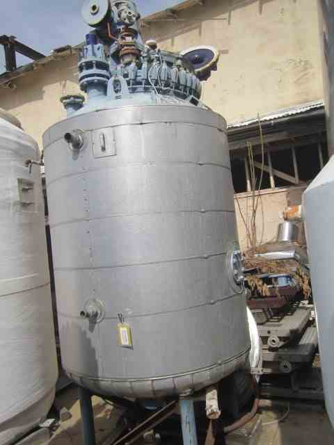 500 Gal De Dietrich Glass Lined Reactor