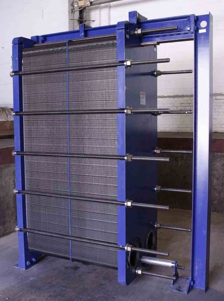 5732 Sq Ft Mueller Stainless Steel Plate Heat Exchanger