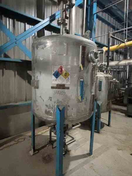 735 Gallon Alloy Fab 304 Stainless Steel Pressure Vessel