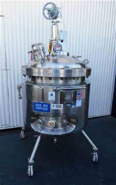 79 Gal Precision Stainless Inc Stainless Steel Reactor | 11762 | New ...