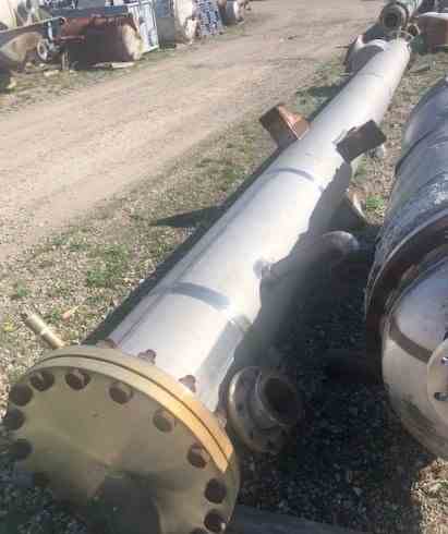 942 Sq Ft Puget Equipment Corp. Stainless Steel Shell & Tube Heat Exchanger