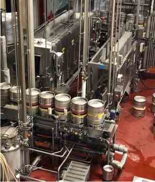 Used 1 Keg/Min Brewery Keg Line