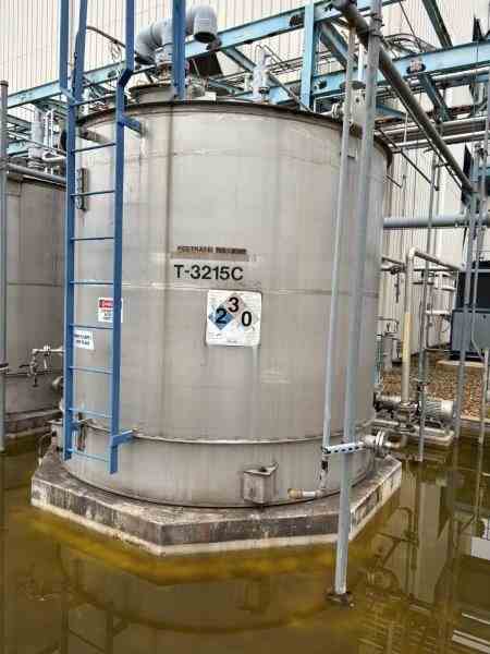 Used 4800 Gallon Alloy Fab Stainless Steel Tank