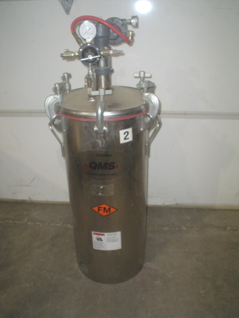 15 Gal Devilbiss Stainless Steel Pressure Vessel | 6259 | New Used and ...