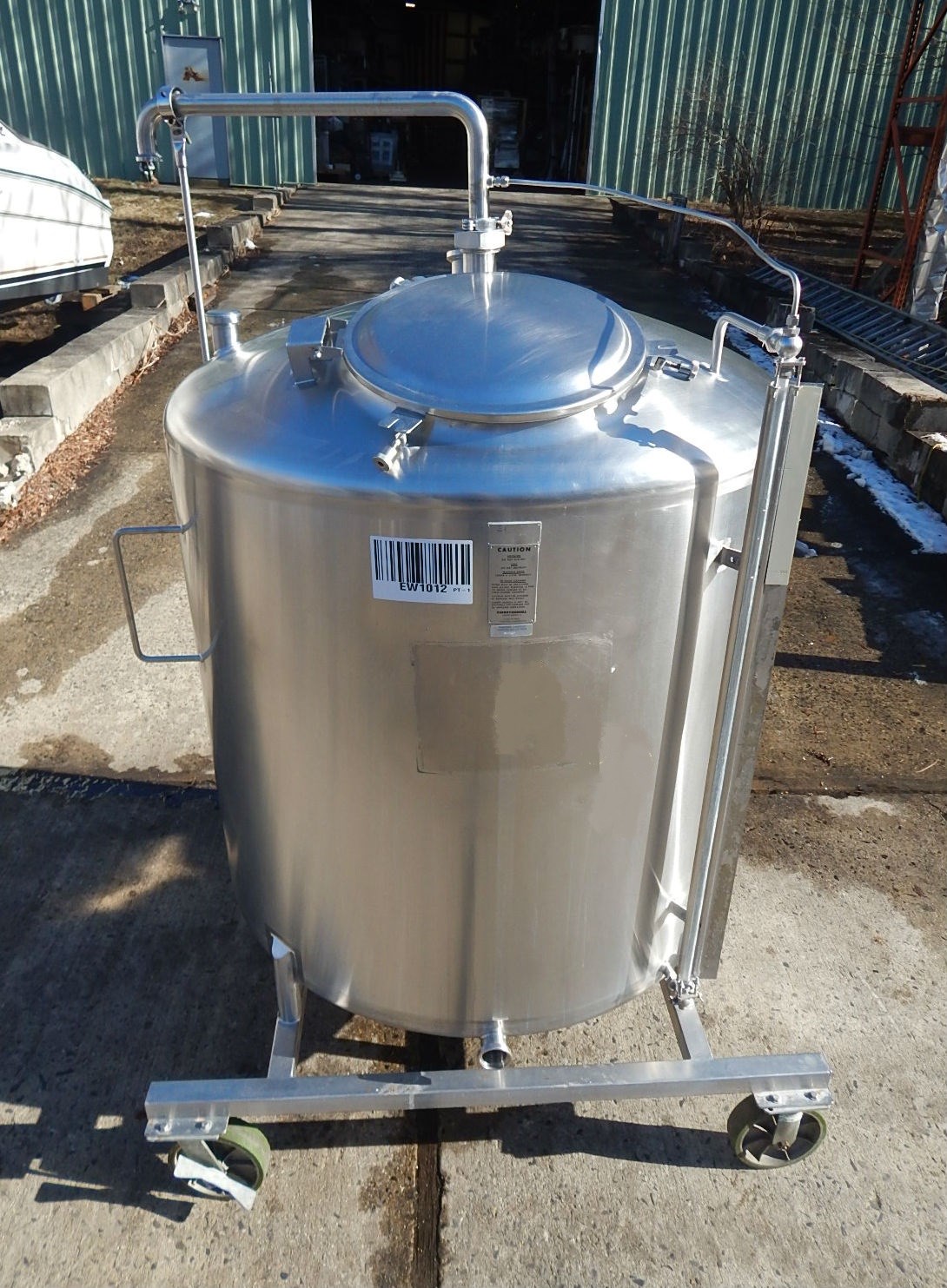 300 Gal Cherry-Burrell Stainless Steel Tank | 14279 | New Used and ...