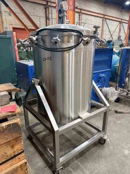 100 Gal Stainless Steel Pressure Vessel