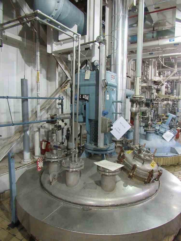 1000 Gal Norwalk Fabricators Stainless Steel Reactor