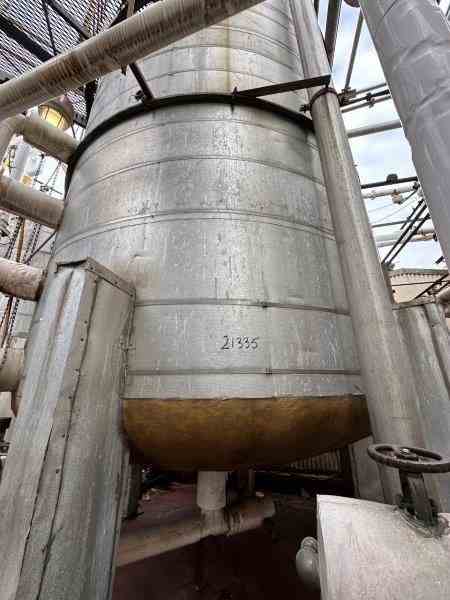 11000 Gallon 316L Stainless Steel Vessel