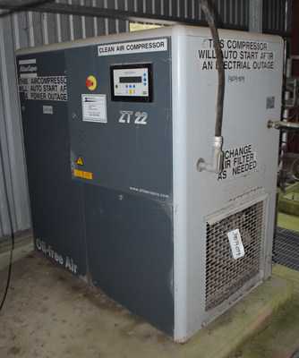 117 CFM Atlas Copco Rotary Screw Compressor