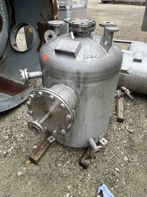 120 Gal Alloy Fab 304 Stainless Steel Pressure Vessel