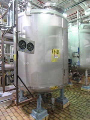 1200 Gal Nolte 316 Stainless Steel Pressure Vessel