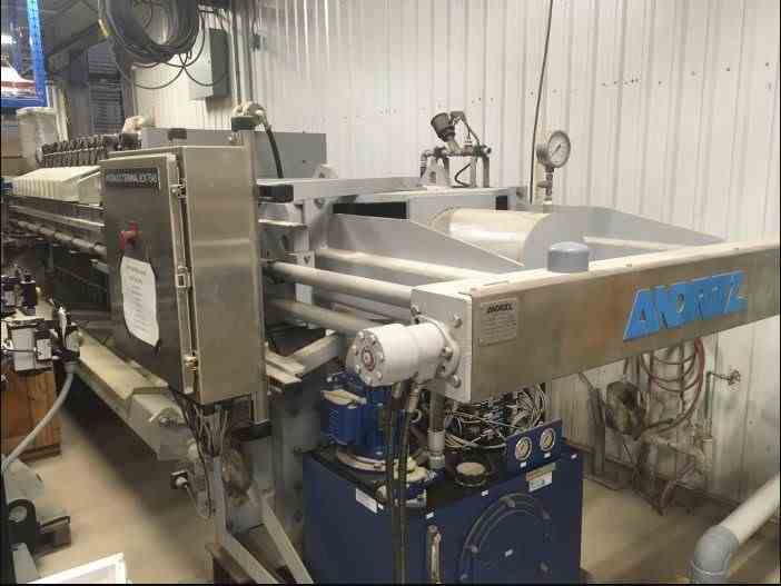 1217 Sq Ft Andritz Plate & Frame Filter Press