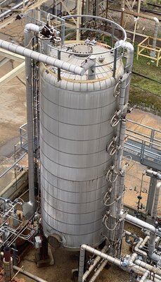 12500 Gal Ross Engineering Stainless Steel Tank