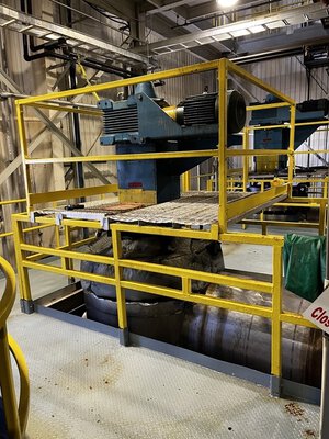140 Sq Ft Pfaudler 316L Stainless Steel Wiped / Thin Film Evaporator