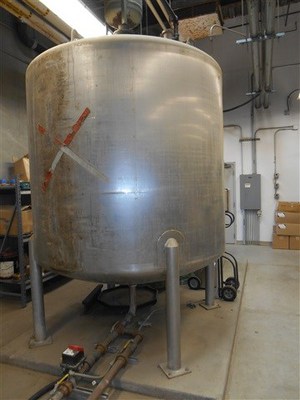 1500 Gal Walker Stainless Steel Tank