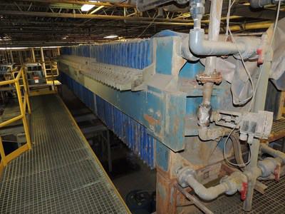 1666 Sq Ft Sperry Plate & Frame Filter Press
