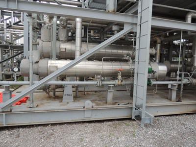 198 Sq Ft Doyle & Roth  Stainless Steel Shell & Tube Heat Exchanger