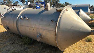 2000-gal-hahn-and-clay-314l-stainless-steel-pressure-vessel