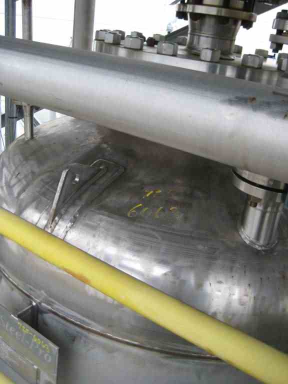 2000 Gal Steel Pro Inc. Stainless Steel Tank