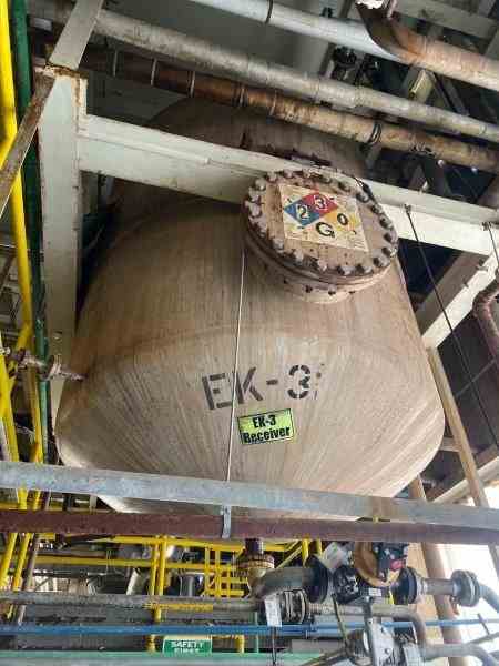 2000 Gal RECO Vertical Carbon Steel Pressure Vessel