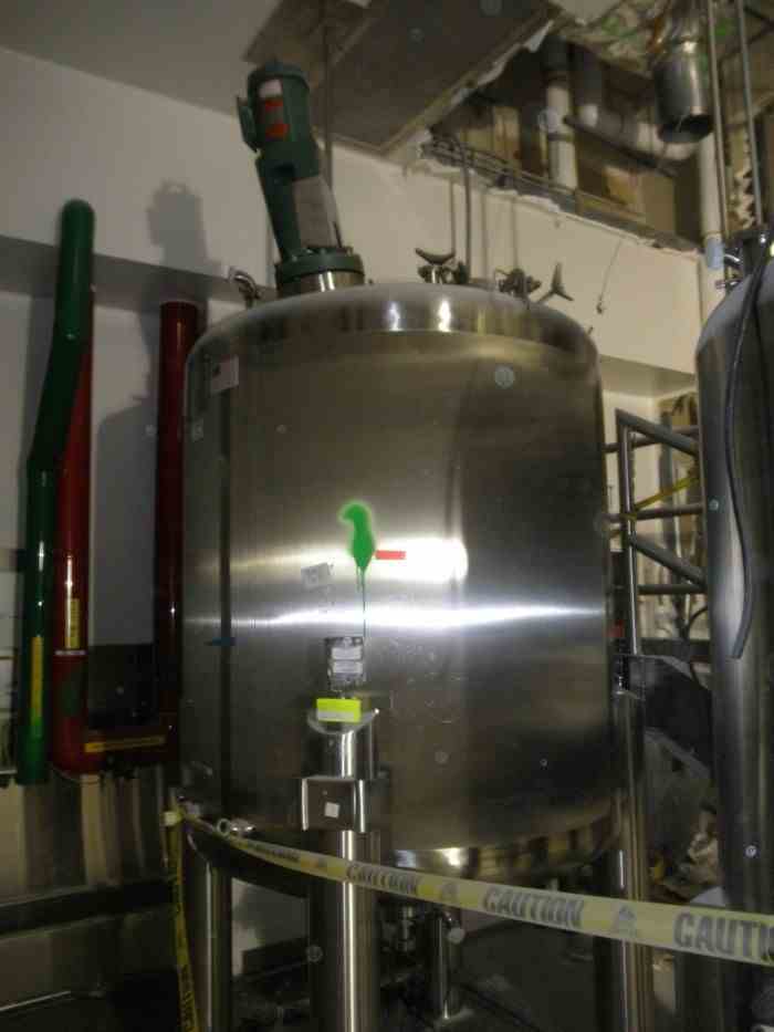 500 Gal Precision Stainless  Inc Pressure Vessel