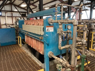 25 Sq Ft Ascension Industries  Inc. Plate & Frame Filter Press