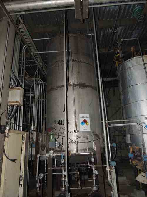 2500 Gal RECO Stainless Steel Tank