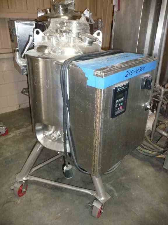 26 Gal Precision Stainless  Inc Stainless Steel Reactor