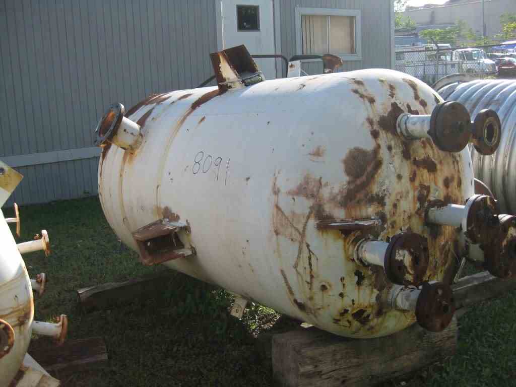 564 Gal Allegheny Boiler Vertical Carbon Steel Pressure Vessel