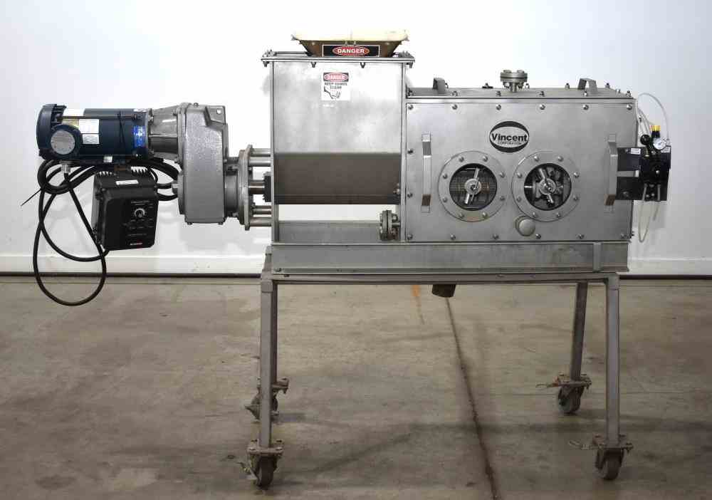 4 " Wide Vincent Corporation Dewatering Screw Press