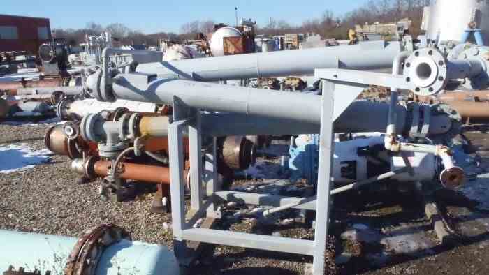 4" x 7' Pfaudler Glass Lined Jacketed Pipe